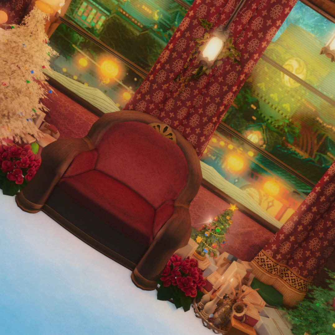 Mistletoe and presents